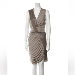 Doo.Ri One Shoulder Taupe Dress